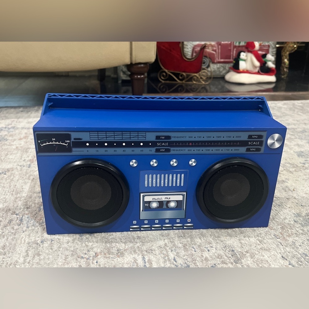FINAL PRICE Art + Sound Blue Portable Audio Speaker